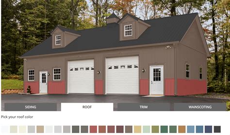 steel building color visualizer